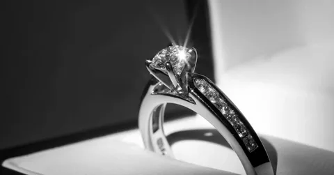 Sterling Silver and CZ Engagement Rings